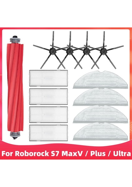 S7 Maxv / S7 Maxv Plus / S7 Maxv Ultra / G10S Robot Süpürge Parçaları Ana Yan Fırça Hepa Filtre Paspas (Yurt Dışından) fiyatları