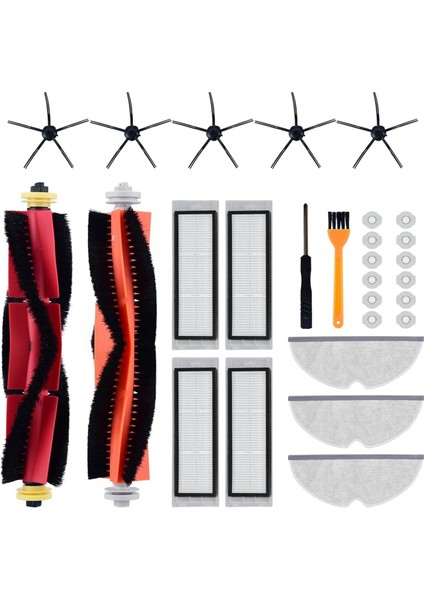 S5 Max S6 Max S6 Pure S6 Maxv S4 S5 S6 S50 S55 S60 S65 E4 E20 E25 E35 Ana Yan Fırça Filtre Paspasları (Yurt Dışından)