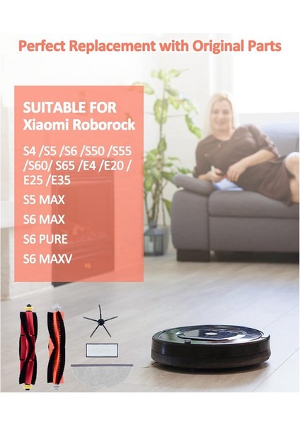 S5 Max S6 Max S6 Pure S6 Maxv S4 S5 S6 S50 S55 S60 S65 E4 E20 E25 E35 Ana Yan Fırça Filtre Paspasları (Yurt Dışından) modelleri