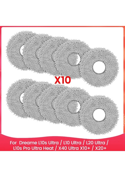 L10S Ultra / L10 Ultra / L20 Ultra / L10S Pro Ultra Heat / X40 Ultra X10+ / X20+ Elektrikli Süpürge Parçası Için Paspas Pedleri (Yurt Dışından) fiyatları