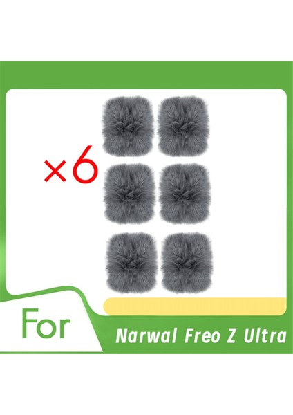 Freo Z Ultra Robot Süpürge Yedek Aksesuarları Için 6 Parça Mop Süpürgelik Bezi Ultra Aksesuarları (Yurt Dışından)