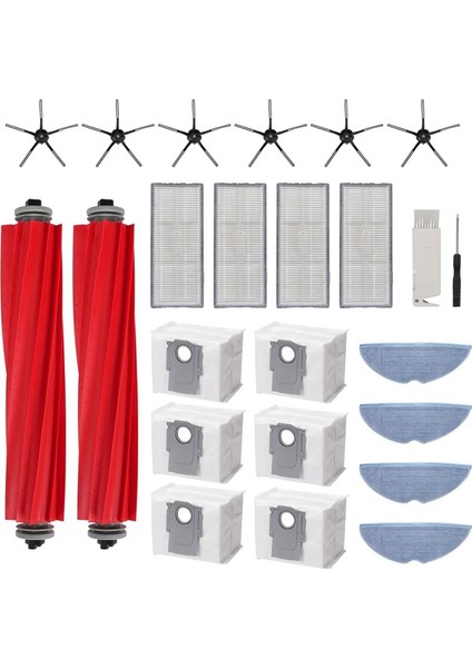 S7 S70 S7MAX T7S T7S Plus Robot Süpürge Aksesuarları Ana Yan Fırça Hepa Filtre Paspas Pedi Yedek Parçaları (Yurt Dışından) fiyatları