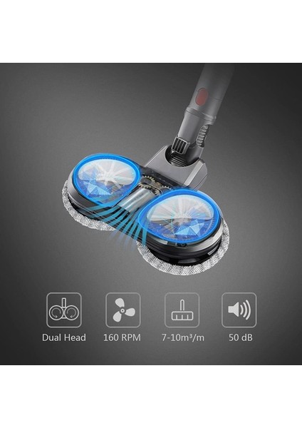 V7 V8 V10 V11 Elektrikli Süpürgeler Için Elektrikli Ataşman, Çıkarılabilir Su Deposu Paspas Pedleri Dahil (Yurt Dışından) indirimleri