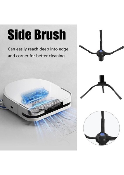 X5 Pro Omni Robot Süpürge Silindiri Yan Fırça Hepa Filtre Paspas Pedi Toz Torbası Için Yedek Parçalar (Yurt Dışından) fırsatları