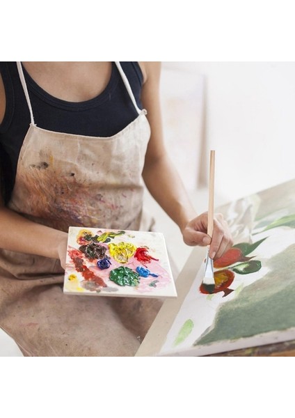 Akrilik Boyama Için Paspas Fırçası, Seramik, Keçi Kılı Karışımı Paspas Fırçası Seti, Seramik, Akrilik Boya Için 10 Adet Sır Fırçası (Yurt Dışından) indirimleri