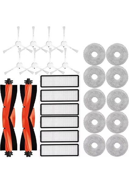 Robot Süpürge S10 Plus / S10+ / B105 Parça Aksesuarları Ana Yan Fırça Hepa Filtre Paspas Bezi Yedek Parçası (Yurt Dışından) fiyatları
