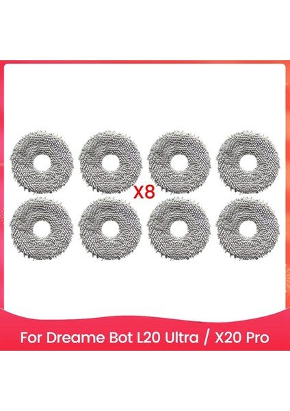 Bot L20 Ultra / X20 Pro Robot Süpürge Parçaları Için Paspas Bezi Pedleri (Yurt Dışından) fiyatları
