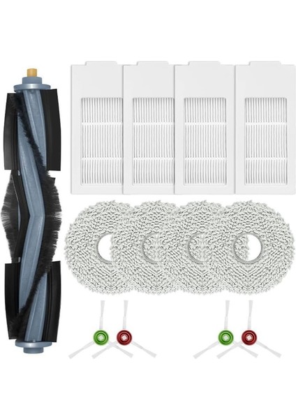 Zemin 3 Istasyonlu Robot Süpürge Yedek Parçaları Aksesuarları Ana Yan Fırçalar Hepa Filtre Paspas Bezi (Yurt Dışından) fırsatları