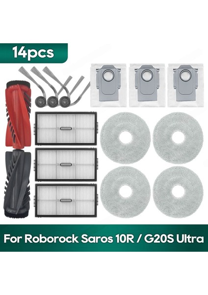 Saros 10R / G20S Ultra Aksesuarları Fırça Hepa Filtre Paspas Bezi Toz Torbası Yedek Parçaları (Yurt Dışından) fırsatları
