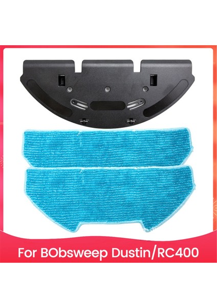 Bobsweep DUSTIN/RC400 Robot Süpürge Için Mikrofiber Pedler Yedek Paspas Braketi Seti Verimli Zemin Temizliği (Yurt Dışından)