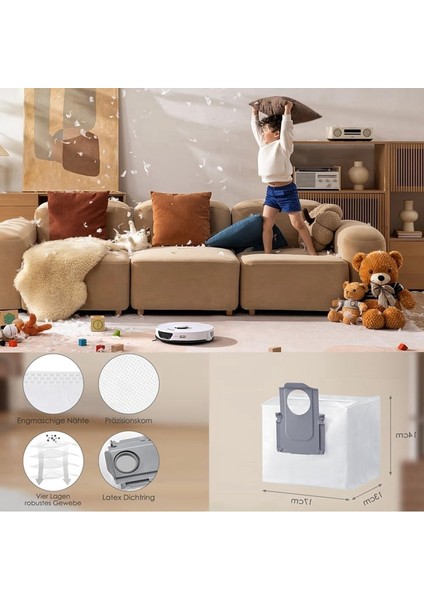 S8 / S8 Pro / G20 Uıtra Yedek Parçaları Ana Yan Fırça Hepa Filtreleri Paspas Bezi Toz Torbaları Aksesuarlar (Yurt Dışından) fırsatları