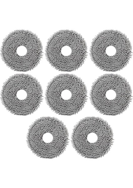 Qrevo Maxv/master/plus/slim/pro Elektrikli Süpürge Parçaları Için 8 Adet Mikrofiber Paspas Bezi (Yurt Dışından)