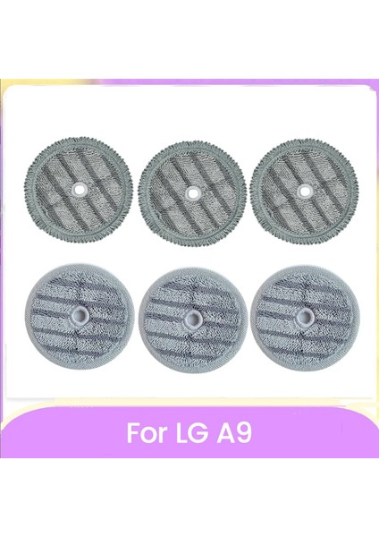 A9 Buharlı Paspas Elektrikli Süpürge Aksesuarları Için 6 Adet Mikrofiber Paspas Pedi Yedek Parçası Elektrikli Paspas Bezi (Yurt Dışından) modelleri