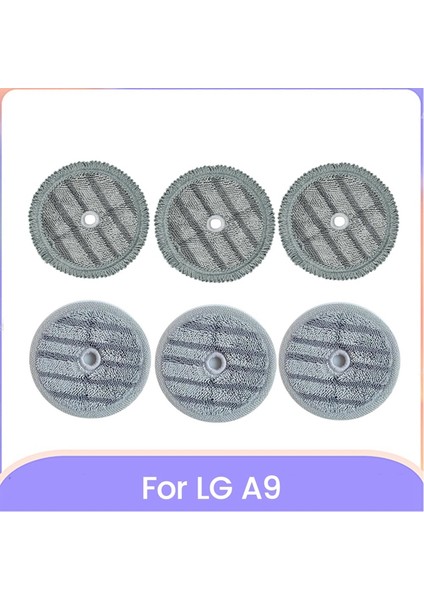 A9 Buharlı Paspas Elektrikli Süpürge Aksesuarları Için 6 Adet Mikrofiber Paspas Pedi Yedek Parçası Elektrikli Paspas Bezi (Yurt Dışından) fırsatları