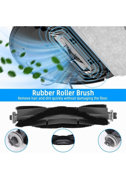 T20 Robot Süpürge Ana Yan Fırça Hepa Filtreleri Paspas Bezi Toz Torbaları Yedek Parçaları (Yurt Dışından) indirimleri