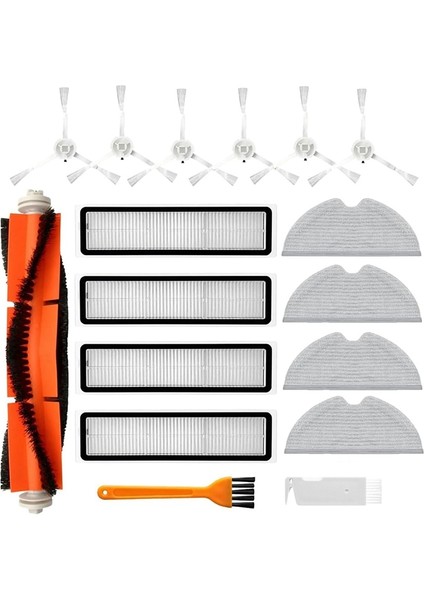 D9 D9 Max D9 Pro L10 L10 Pro Elektrikli Süpürge Ana Yan Fırça Hepa Filtreleri Paspas Bezi Aksesuar Seti (Yurt Dışından) indirimleri