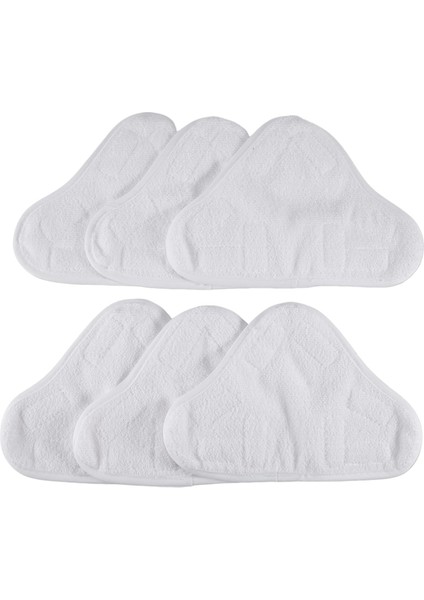 Buharlı Paspas Temizleyici Zemin Yıkanabilir Mikrofiber Pedler ile Uyumlu 6 Adet Yedek Ped (Yurt Dışından) fırsatları