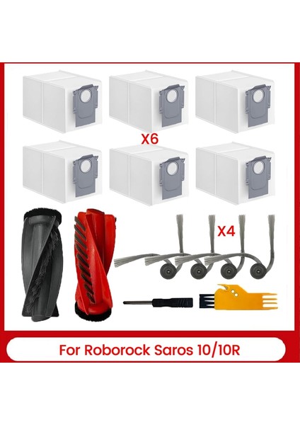 Saros 10/10R Elektrikli Süpürge Ana Yan Fırça Toz Torbası Yedek Parçaları (Yurt Dışından) modelleri