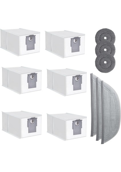 S8 Maxv Ultra Için Yedek Parçalar Toz Torbaları Paspas Paspas Pedleri Pedler Robot Süpürge Aksesuarları Kiti (Yurt Dışından) fiyatları