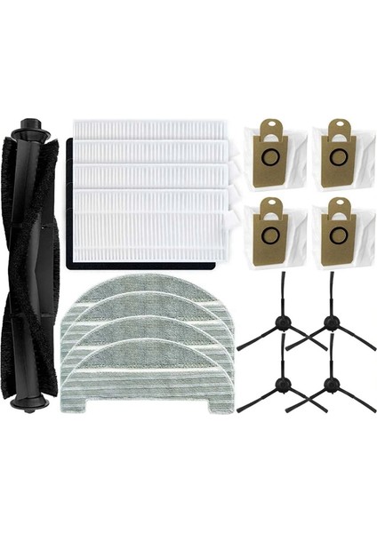 Autovac Kendiliğinden Boşalan Silindir Yığın Filtre Paspas Bezleri Toz Torbası Robot Süpürgeler Yedek Parça Aksesuar Kiti (Yurt Dışından) modelleri