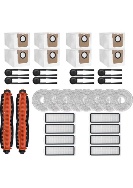 M40S OV31CN Yedek Parça Aksesuarları Ana Yan Fırça Hepa Filtre Paspas Bezi Toz Torbası (Yurt Dışından)