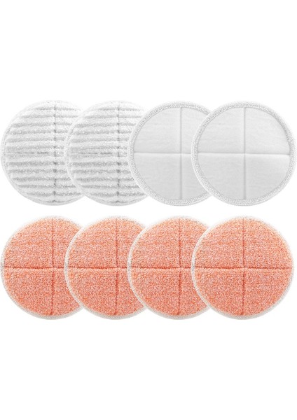 2039A 2124 Için 8'li Buharlı Paspas Pedi Yedek Seti: 4 Ağır Ovma Pedi, 2 Yumuşak Ped, 2 Ovma Pedi (Yurt Dışından) fiyatları