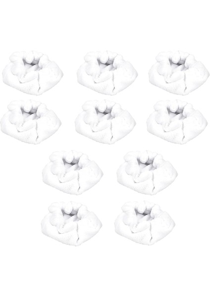 Üçgen Fırça Aleti Için Buharlı Temizleyiciler Vb. Için Mikrofiber Başlıklı Buharlı Paspas Pedleri, Yeniden Kullanılabilir Yıkanabilir - 10'lu Paket (Yurt Dışından) fiyatları
