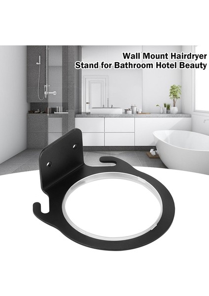 Saç Kurutma Makinesi Standı Saç Kurutma Makinesi Standı Duvara Monte Tuvalet Banyo Saç Kurutma Makinesi Delgeçsiz Saklama Standı (Yurt Dışından) indirimleri