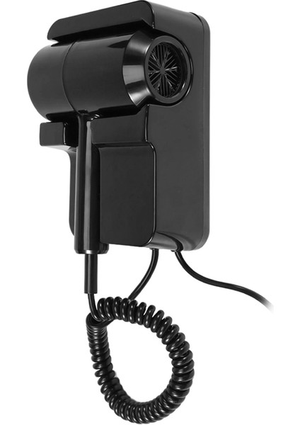 Sıcak ve Soğuk Rüzgar Üflemeli Saç Kurutma Makinesi Elektrikli Duvara Monte Banyo Otel Negatif Iyon Üfleyici USB Braketli Siyah Ab Fişi (Yurt Dışından) fırsatları