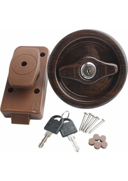 Karavan Kapı Kilidi Anahtarlı Banyo Kapı Kilidi Kapı Kalınlığı 24MM-45MM Yatlar, Tekneler, Karavanlar, Kampçılar ve Karavanlar Için Uygundur (Yurt Dışından)