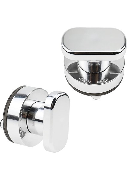 Vantuzlu Kapı Kulpu 2 Parça Vantuzlu Çekmece Dolap Buzdolabı Kapı Camı Taşınabilir Hareketlilik Kulpu Gümüş (Yurt Dışından) fiyatları