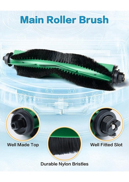 Combo Essential / Vac Essential / 2 Essential Parça Aksesuarları Ana Yan Fırça Filtre Paspas Bezi (Yurt Dışından) indirimleri