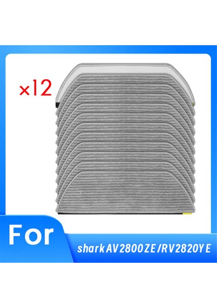 AV2800ZE RV2820YE Robot Süpürge Mikrofiber Paspas Pedi Için 12 Adet Vakumlu Paspas Pedi (Yurt Dışından)