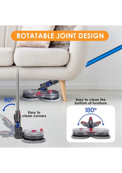 V7/V8/V10/V11/V15 Için Paspas Aparatı, Su Depolu Elektrikli Zemin Paspası, Yedek Paspas Pedleri Parçaları Aparatı (Yurt Dışından) fiyatları