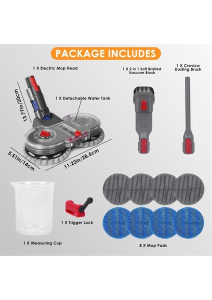 V7/V8/V10/V11/V15 Için Paspas Aparatı, Su Depolu Elektrikli Zemin Paspası, Yedek Paspas Pedleri Parçaları Aparatı (Yurt Dışından) modelleri