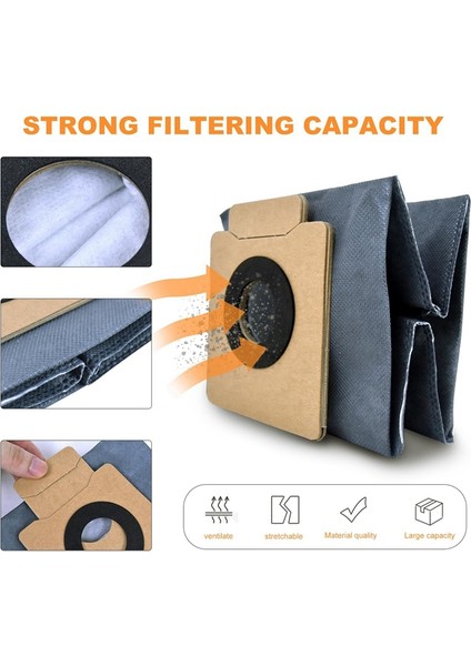 X8 Pro Robot Süpürge Fırçası, Filtresi, Paspası ve Toz Torbası Için Aksesuar Seti (Yurt Dışından) indirimleri