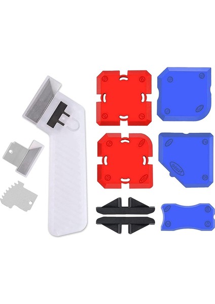 11 Parçalı Set, Profesyonel Derz Dolgu Alet Seti, Silikon Derz Dolgu Alet Seti, Sızdırmazlık Malzemesi Son Işlem Aletleri ve Derz Dolgu Sökme Aleti (Yurt Dışından) fiyatları