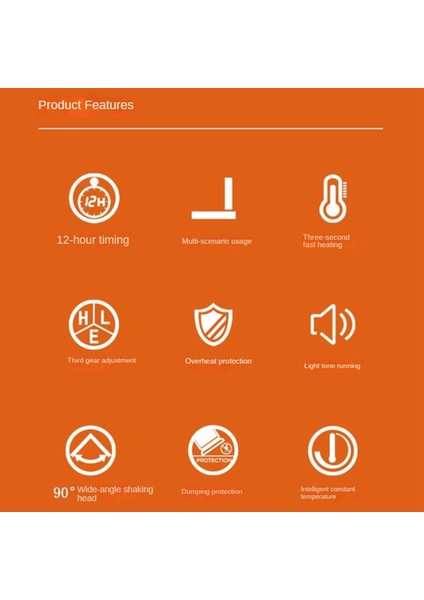 Oda Isıtıcıları Için Elektrikli Isıtıcı Ptc Isıtıcılar Ev Tipi Dikey 90° Sallanan Taşınabilir Baş Isıtıcısı Kış Için Ingiltere Fişi (Yurt Dışından) fiyatları