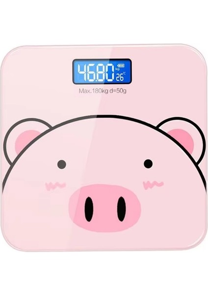 Vücut Ağırlığı Için Ağırlık Ölçerler Dijital Ağırlık Ölçer Hassas Akıllı Banyo Ölçeği USB Şarjlı Otomatik Tartım Ölçeği (Yurt Dışından)