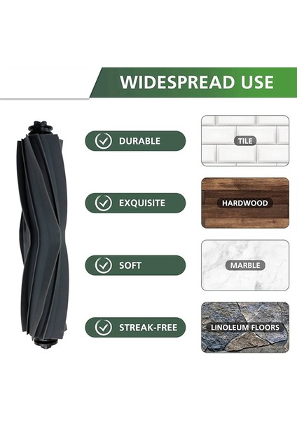 Bot D10S / D10S Pro Robot Süpürgesi Için Aksesuar Seti, Silindir, Ana Yan Fırça, Hepa Filtre, Paspas Bezi, Parçalar (Yurt Dışından) modelleri