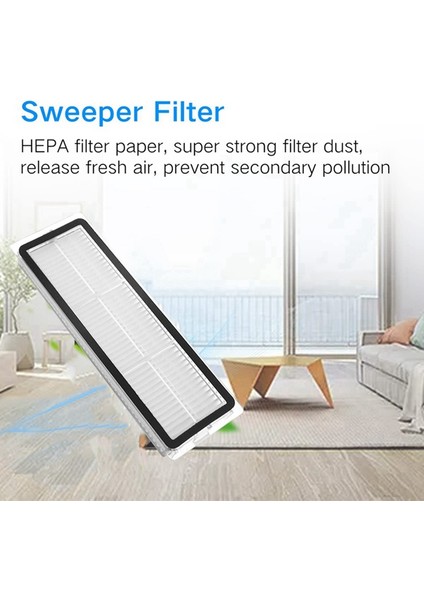 Bot D10S / D10S Pro Robot Süpürgesi Için Aksesuar Seti, Silindir, Ana Yan Fırça, Hepa Filtre, Paspas Bezi, Parçalar (Yurt Dışından) indirimleri