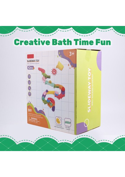 3-6 Yaş Arası Çocuklar Için Vantuzlu Çocuk Banyo Oyuncakları, Kendin Yap Kaydıraklı Oyun Alanı (Yurt Dışından) indirimleri