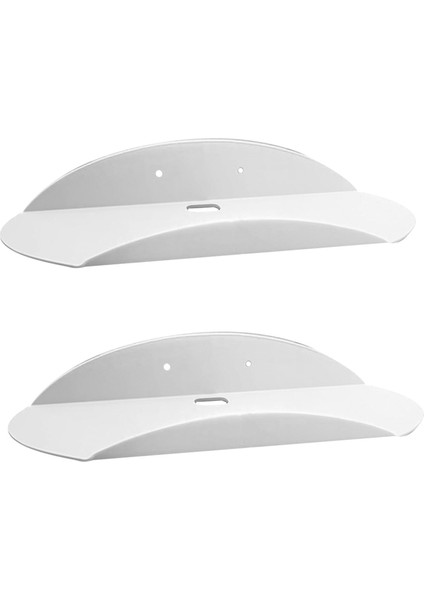 2 Adet Duvara Monte Raflar Küçük Akrilik Yüzen Raflar Çok Amaçlı Sergileme Standı Kavisli Yüzen Raflar (Yurt Dışından) fiyatları