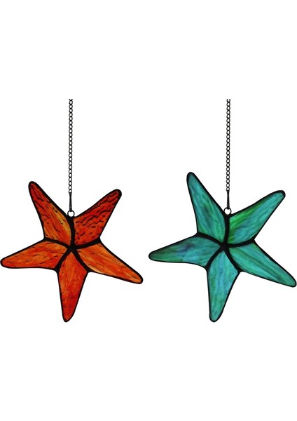 Akrilik Boyalı Pencere Asılı Deniz Yıldızı Dekoru, Pencere, Duvar Dekoru, Deniz Kabukları ve Deniz Yıldızı Süslemeleri (Yurt Dışından) fiyatları