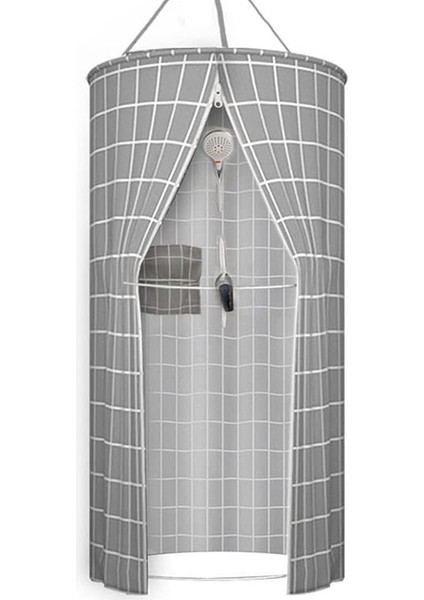 Yuvarlak Banyo Örtüsü Ev Banyo Çadırı Yetişkin Bebek Kalın Yalıtım Sıcak Kış Duş Perdesi Su Geçirmez Çadır (Yurt Dışından) fiyatları