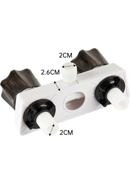 Seyahat Römorku Için Çift Düğmeli Karavan Duş Musluğu Vana Yönlendiricisi, El Duş Hortumu Için (Yurt Dışından) modelleri