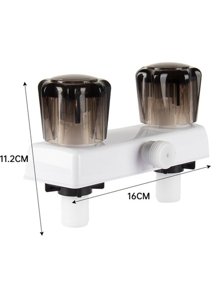 Seyahat Römorku Için Çift Düğmeli Karavan Duş Musluğu Vana Yönlendiricisi, El Duş Hortumu Için (Yurt Dışından) indirimleri