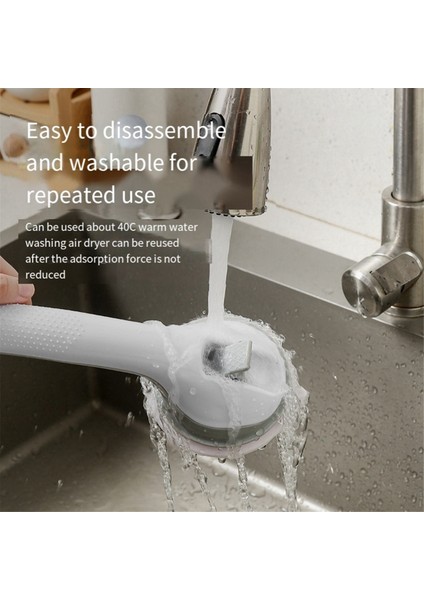 2 Delinmeyen Büyük Vantuzlu Korkuluk Banyo Tuvalet Cam Kapı Kolları Yaşlı Güvenliği Kaymaz Korkuluklar (Yurt Dışından)