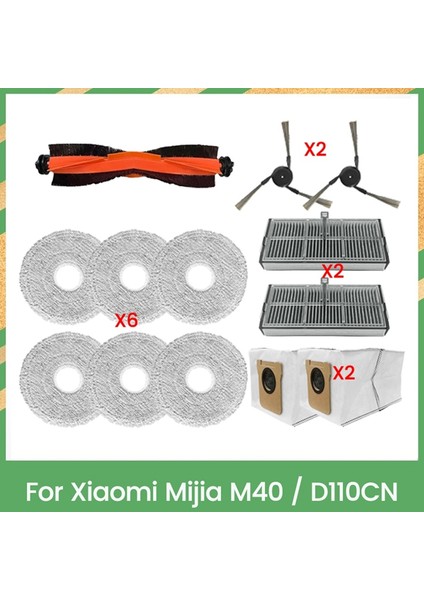 Omni M40 / D110CN Elektrikli Süpürge Aksesuarları Kiti Için Vakum Fırçası Filtresi Toz Torbası Paspas Bezi Kiti (Yurt Dışından) fiyatları