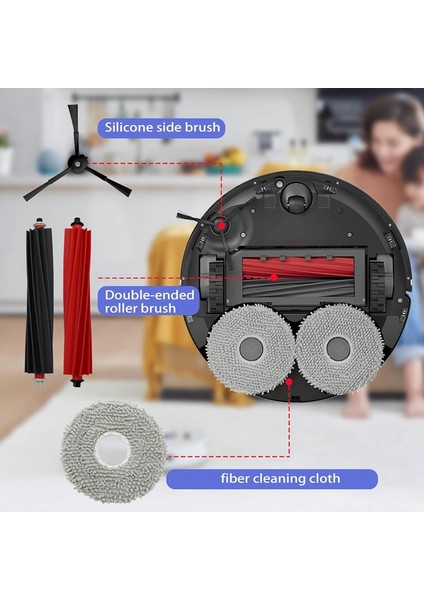 Qrevo Master Robot Süpürge Ana Yan Fırça Hepa Filtre Paspas Bezi Toz Torbası Yedek Parçaları (Yurt Dışından) indirimleri